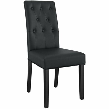 EAST END IMPORTS Confer Dining Side Chair- Black EEI-1382-BLK